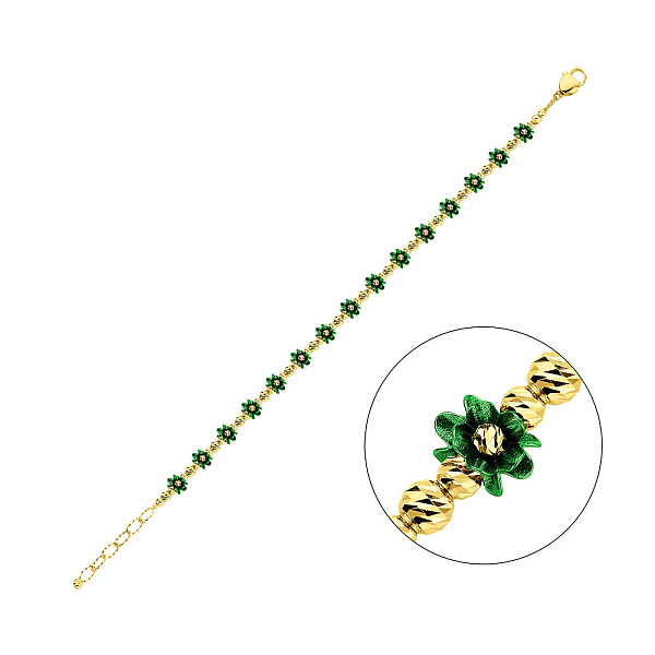 Браслет Francelli из желтого золота (арт. 326813жз) – изображение 1