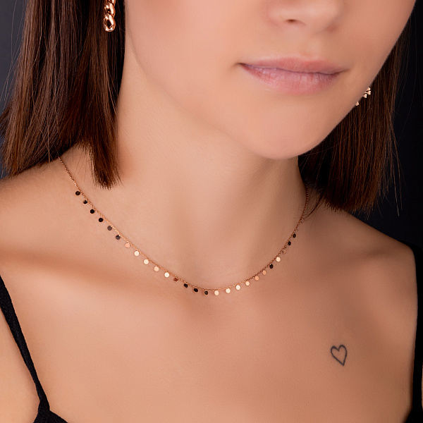 Колье из красного золота Монеты (арт. 352556) – изображение 2