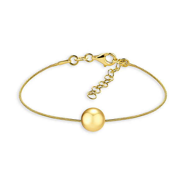 Серебряный браслет Шар без камней (арт. 7509/4873ж) – изображение 1