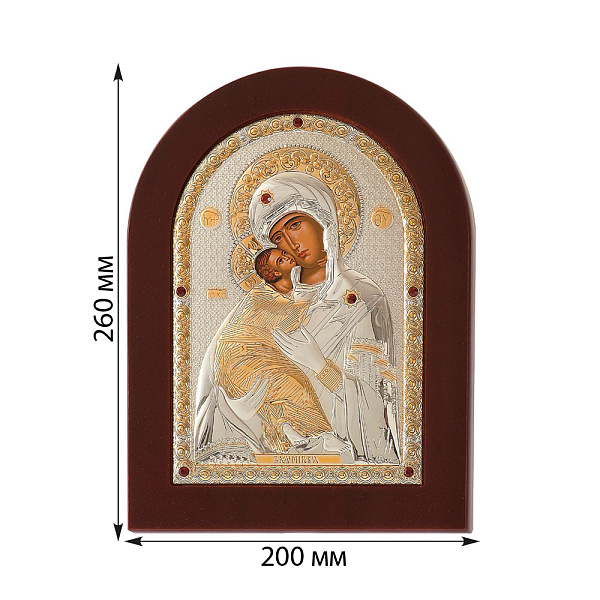 Икона Пресвятая Богородица Владимирская (260х200 мм) (арт. MA/E1110AX) – изображение 2