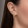Серьги из желтого золота (арт. 109977ж) – изображение 2