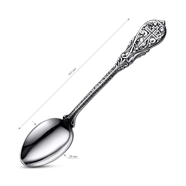 Срібна дитяча ложка «На хрестини» (арт. 7922/8100205) – зображення 2