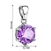 Серебряный кулон с крупным аметистом (арт. 7503/1690-2АП) – изображение 2