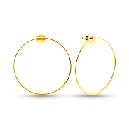 Фото Сережки-пусети з жовтого золота (арт. 110623ж)