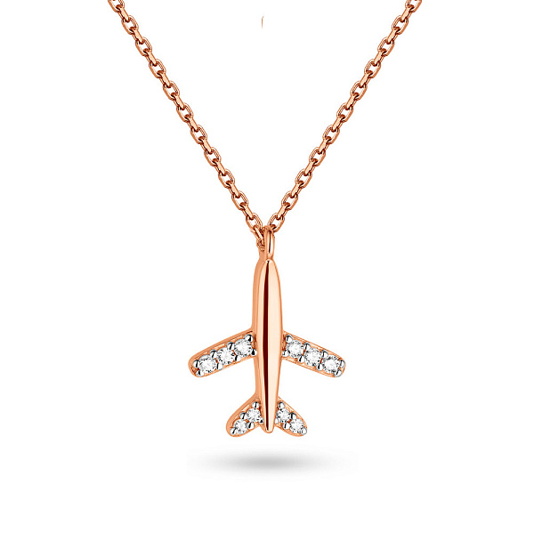 Золотое колье "Мрія" с фианитами (арт. 361197) – изображение 1