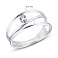 Серебряное кольцо с фианитом Trendy Style (арт. 7501/19064р) – изображение 2