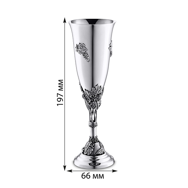 Серебряный бокал. Высота 197 мм (арт. 7829/8100041) – изображение 3