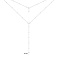 Серебряное колье-галстук без камней (арт. 7507/2575) – изображение 3