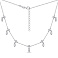Колье из серебра с фианитами (арт. 7507/1915) – изображение 2