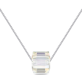 Серебряное колье Куб (арт. 7507/1343з)