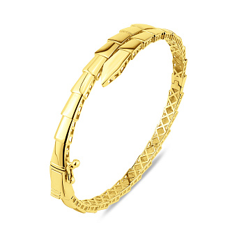 Жесткий браслет из желтого золота (арт. 3261245ж)