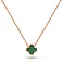 Кольє з червоного золота з малахітом (арт. 352773/8млх) – зображення 1