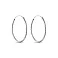 Серьги-кольца из серебра без вставок (арт. 7502/4371/35) – изображение 1