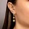 Золотые серьги Francelli (арт. 1091598ж) – изображение 2
