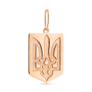 Золотой подвес Герб Украины-Трезубец (арт. 440898)