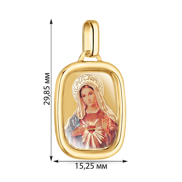 Золотая ладанка (арт. 400900жМ) – изображение 2