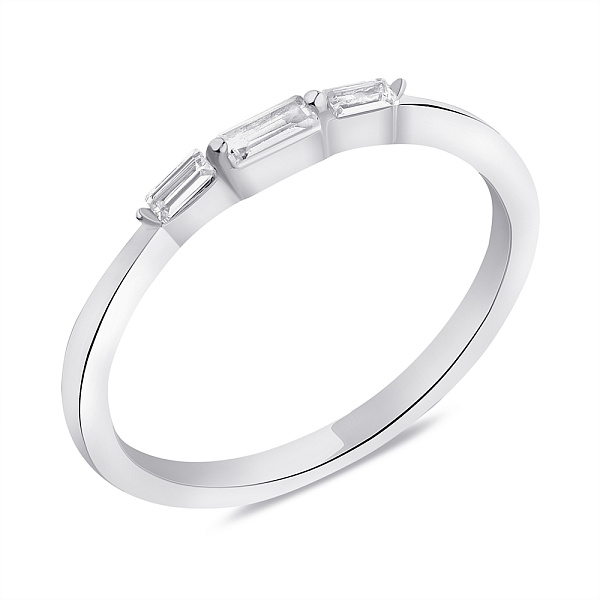 Серебряное кольцо с фианитами (арт. 7501/5977) – изображение 1