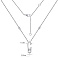 Серебряное колье с фианитами (арт. 7507/895) – изображение 3