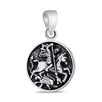 Фото Подвес из серебра с чернением  (арт. 7903/3934)