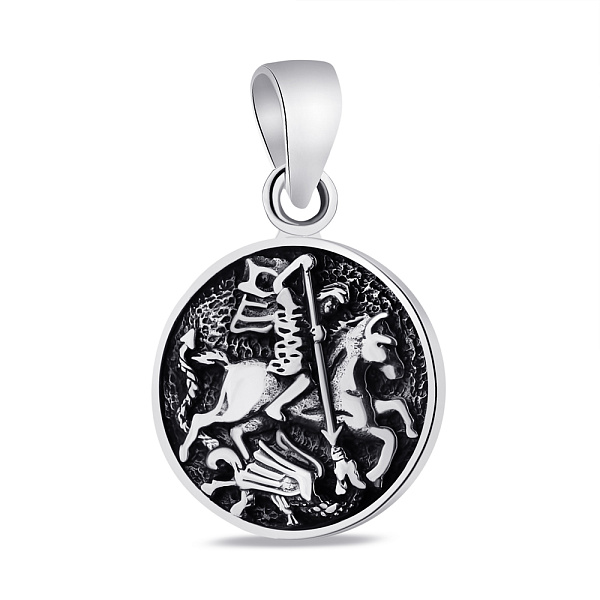 Подвес из серебра с чернением  (арт. 7903/3934) – изображение 1