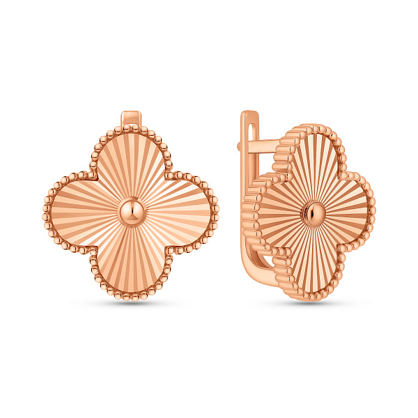 Сережки з червоного золота (арт. 111316а) – зображення 1
