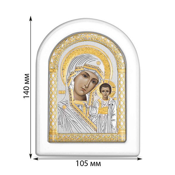 Икона Божья Матерь Казанская (140х105 мм) (арт. A-3/002G/B) – изображение 2