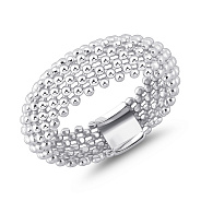 Широка каблучка без каменів (арт. 7501/2184065)