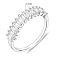 Серебряное кольцо с фианитами (арт. 7501/8616) – изображение 2