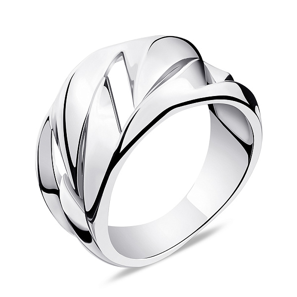 Каблучка зі срібла без каміння (арт. 7501/6476) – зображення 1