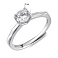 Серебряное кольцо с фианитом (арт. 7501/7057) – изображение 2