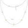 Серебряное колье с жемчужинами (арт. 7507/2687жб) – изображение 3
