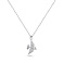 Серебряное колье Птица с фианитами (арт. 7507/2692) – изображение 1