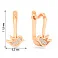 Детские золотые серьги Птички (арт. 110057) – изображение 4