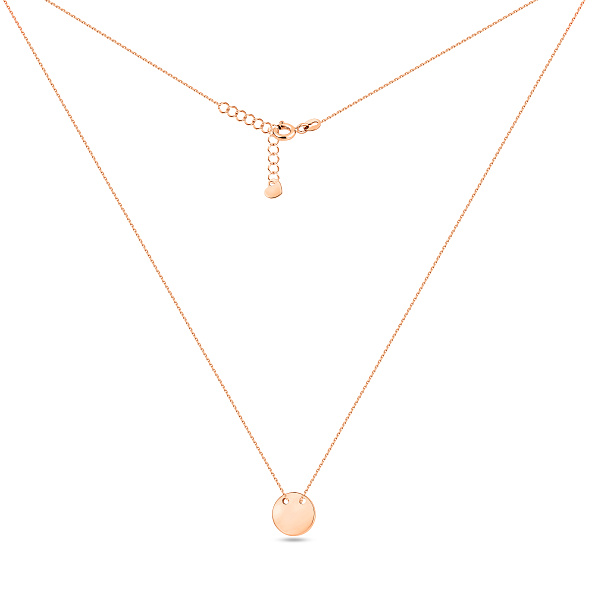 Золотое колье Монета (арт. 350619/9) – изображение 2