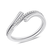 Фото Серебряное кольцо с фианитами (арт. 7501/8008)