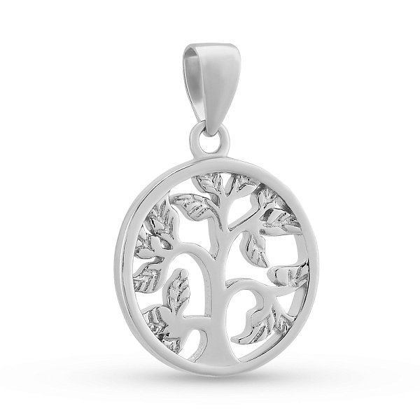 Срібний кулон Дерево життя без каміння (арт. 7503/4401) – зображення 1