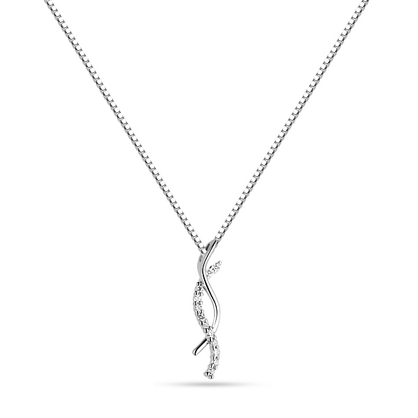 Колье из белого золота с бриллиантами (арт. Ц011428/2б) – изображение 1