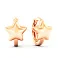 Детские золотые серьги Звездочки (арт. 1101003) – изображение 1