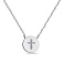 Серебряное колье "Крестик" с фианитами (арт. 7507/1553) – изображение 1