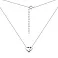 Серебряное колье Сердце без камней (арт. 7507/549) – изображение 2