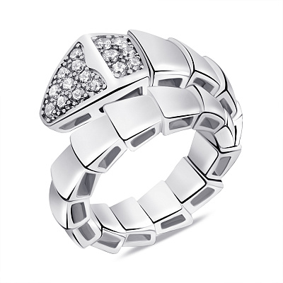 Серебряное кольцо с фианитами (арт. 7501/6490)