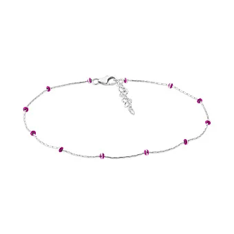 Браслет на ногу з білого золота Francelli (арт. 324051бмлн/н)