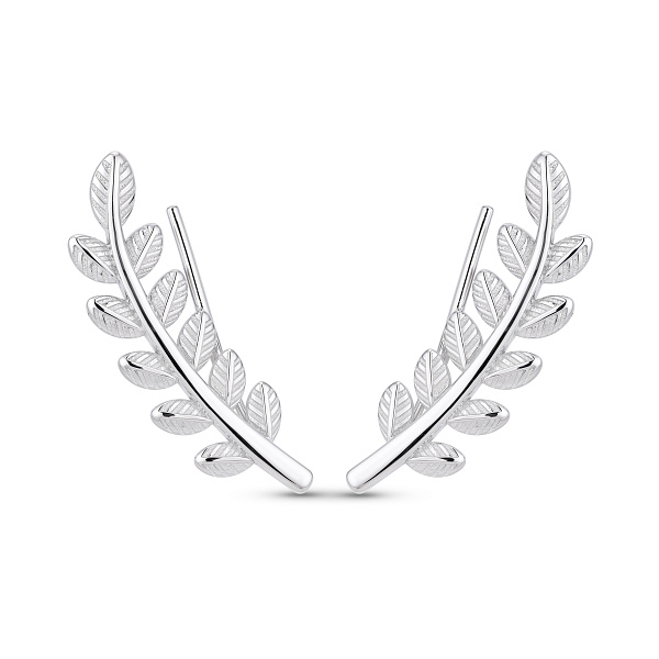 Срібні сережки клаймбери (арт. 7502/10571) – зображення 1