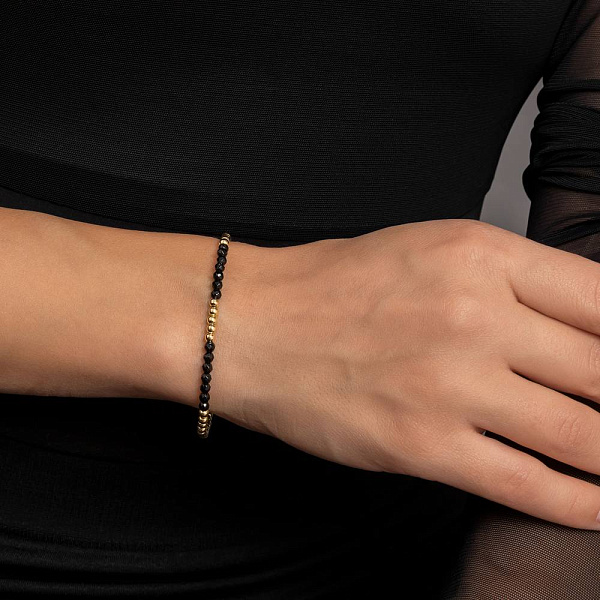 Золотой браслет с ониксом (арт. 3261061жо) – изображение 2