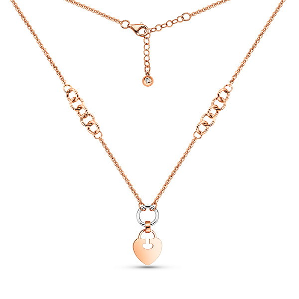 Кольє з червоного і білого золота (арт. 352435кб) – зображення 2