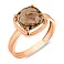 Кольцо из красного золота с кварцем (арт. 141156Пкр) – изображение 1