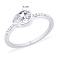 Кольцо "Капелька" из серебра (арт. 7501/6041) – изображение 2