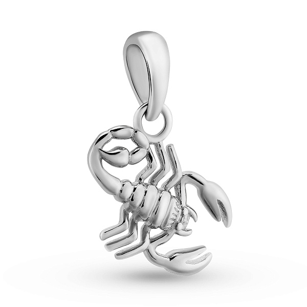 Серебряный кулон Скорпион без камней (арт. 7503/4409ск) – изображение 1