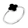Серебряное кольцо Клевер (арт. 7501/3731/8еч) – изображение 1