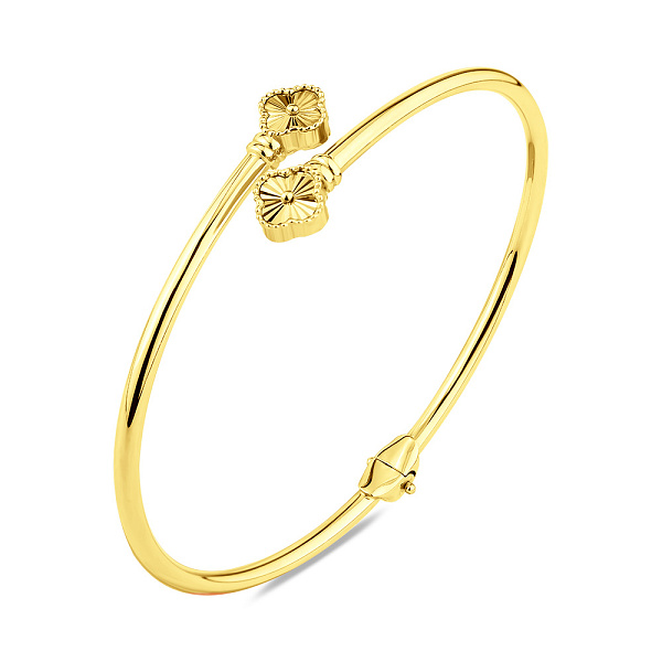 Жесткий браслет из желтого золота (арт. 3261250ж) – изображение 1